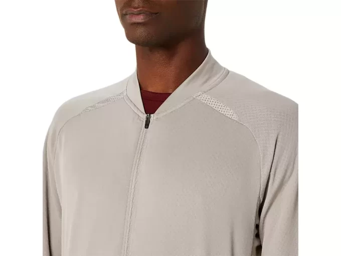 ACTIBREEZE JACQUARD GRID DURCHGEHENDER REISSVERSCHLUSSJACKE