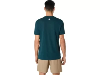 ASICS GESTREIFTES KURZARM-T-SHIRT