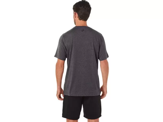 ASICS GESTREIFTES KURZARM-T-SHIRT