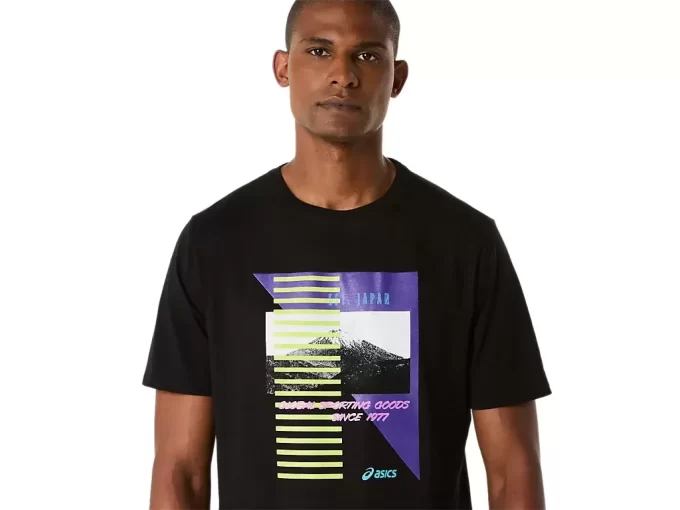 ASICS RETRO KURZARM-T-SHIRT