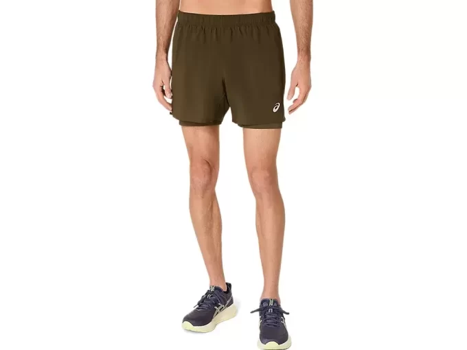 ASICS SILBERNE 2N1 5IN KURZE