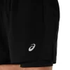 ASICS SILBERNE 2N1 5IN KURZE
