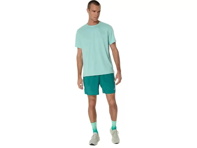 ASICS SILBERNES KURZARM-OBERTEIL