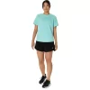 ASICS SILBERNES KURZARM-OBERTEIL