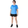 ASICS SILBERNES KURZARM-OBERTEIL