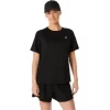 ASICS SILBERNES KURZARM-OBERTEIL