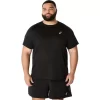 ASICS SILBERNES KURZARM-OBERTEIL