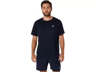 ASICS SILBERNES KURZARM-OBERTEIL