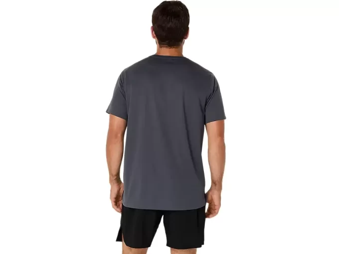 ASICS SILBERNES KURZARM-OBERTEIL