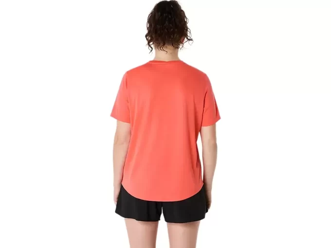 ASICS SILBERNES KURZARM-OBERTEIL