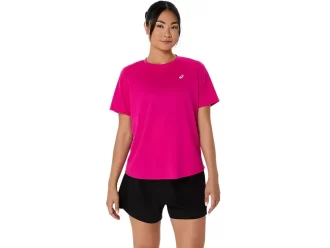 ASICS SILBERNES KURZARM-OBERTEIL