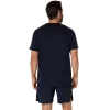 ASICS SILBERNES KURZARM-OBERTEIL