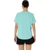 ASICS SILBERNES KURZARM-OBERTEIL