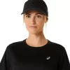 ASICS SILBERNES KURZARM-OBERTEIL