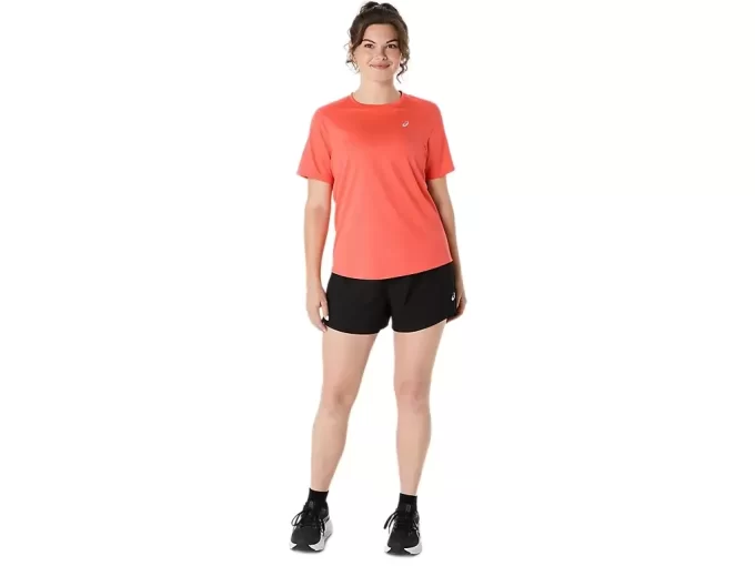 ASICS SILBERNES KURZARM-OBERTEIL