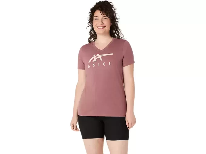 ASICS STRIPES V-NECK FÜR DAMEN