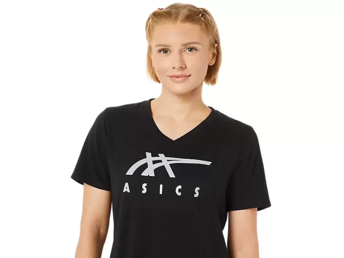 ASICS STRIPES V-NECK FÜR DAMEN
