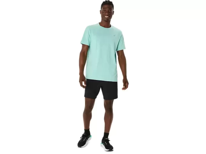 ASICS T-SHIRT MIT SPIRALE-STICKEREI