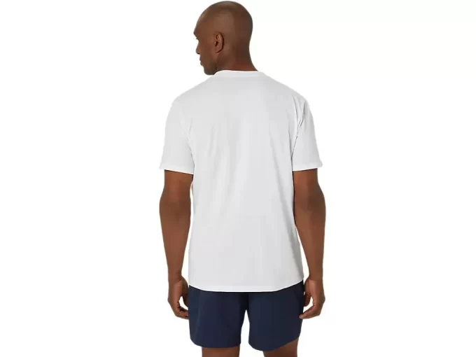 ASICS T-SHIRT MIT SPIRALE-STICKEREI