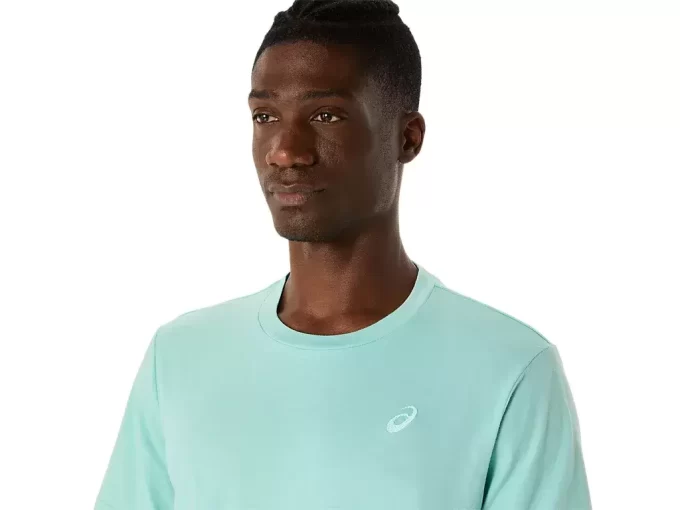 ASICS T-SHIRT MIT SPIRALE-STICKEREI