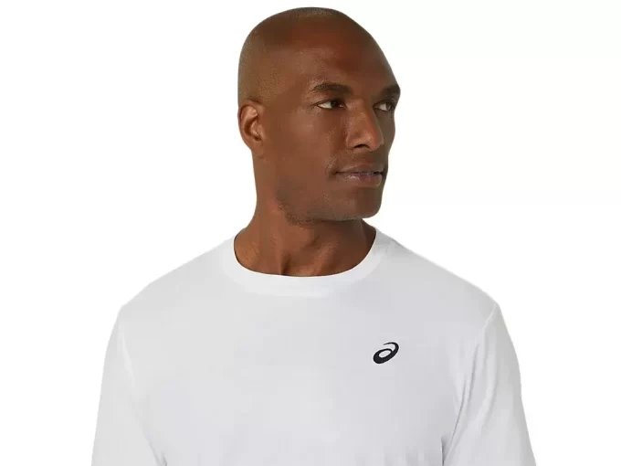 ASICS T-SHIRT MIT SPIRALE-STICKEREI