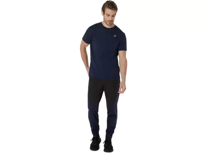 ASICS T-SHIRT MIT SPIRALE-STICKEREI