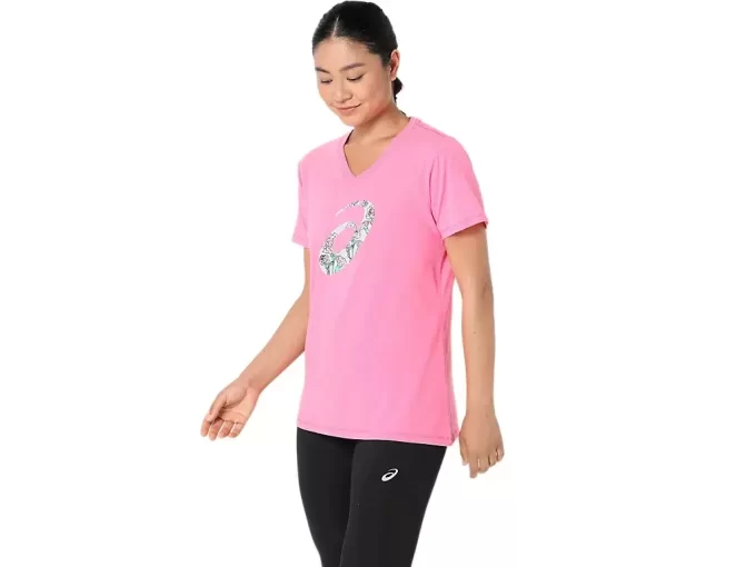 CARNATION KURZARM-V-AUSSCHNITT-SHIRT FÜR DAMEN