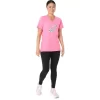 CARNATION KURZARM-V-AUSSCHNITT-SHIRT FÜR DAMEN