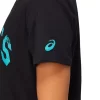 DAMEN-KURZARM-T-SHIRT MIT V-AUSSCHNITT „EST 1977“