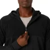 HOODIE AUS STRICKJERSEY MIT DURCHGEHENDER REISSVERSCHLUSS