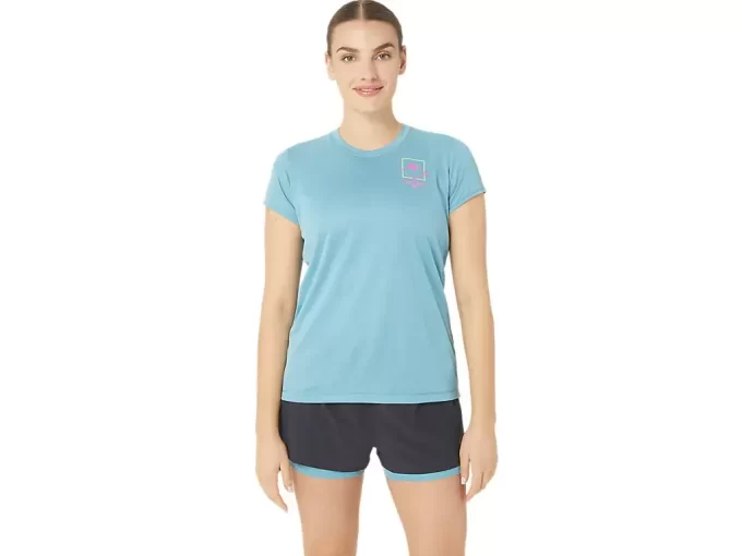 KURZARM-OBERTEIL MIT FUJITRAIL-LOGO FÜR DAMEN KURZARM-OBERTEIL MIT FUJITRAIL-LOGO FÜR DAMEN