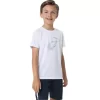 KURZARM-T-SHIRT MIT SPIRAL-GRAFIK