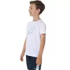KURZARM-T-SHIRT MIT SPIRAL-GRAFIK