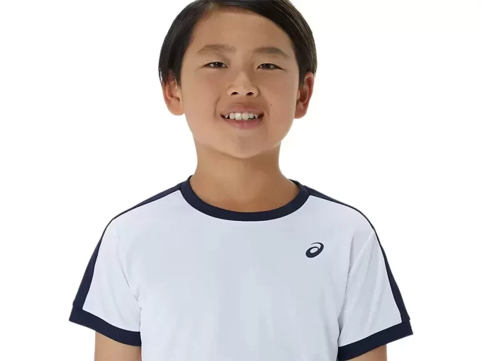 KURZARM-TENNIS-OBERTEIL FÜR JUNGEN