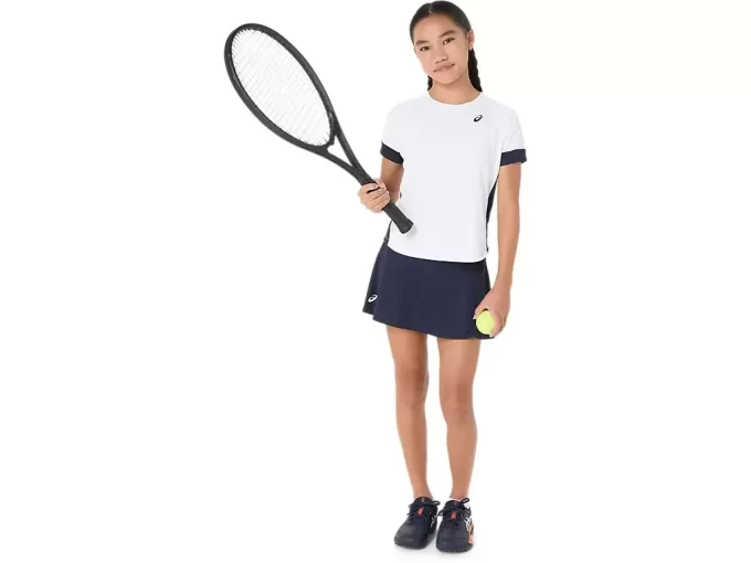 MÄDCHEN-TENNIS-KURZARM-TOP MÄDCHEN-TENNIS-KURZARM-TOP