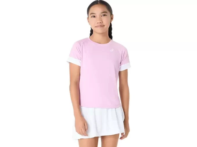 MÄDCHEN-TENNIS-KURZARM-TOP MÄDCHEN-TENNIS-KURZARM-TOP
