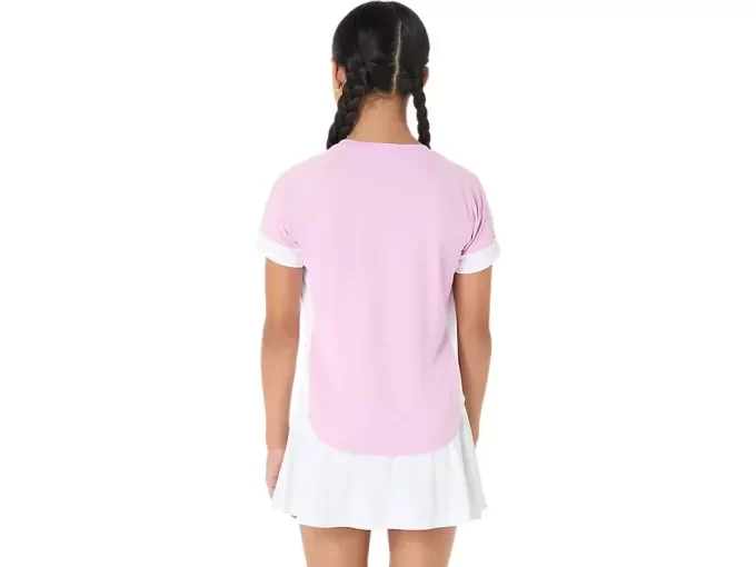 MÄDCHEN-TENNIS-KURZARM-TOP MÄDCHEN-TENNIS-KURZARM-TOP