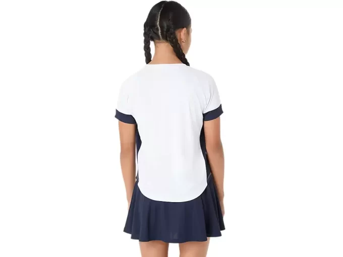 MÄDCHEN-TENNIS-KURZARM-TOP MÄDCHEN-TENNIS-KURZARM-TOP