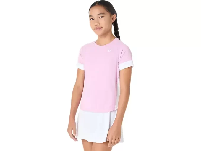 MÄDCHEN-TENNIS-KURZARM-TOP MÄDCHEN-TENNIS-KURZARM-TOP