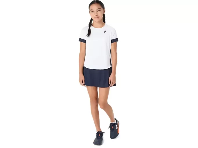 MÄDCHEN-TENNIS-KURZARM-TOP MÄDCHEN-TENNIS-KURZARM-TOP
