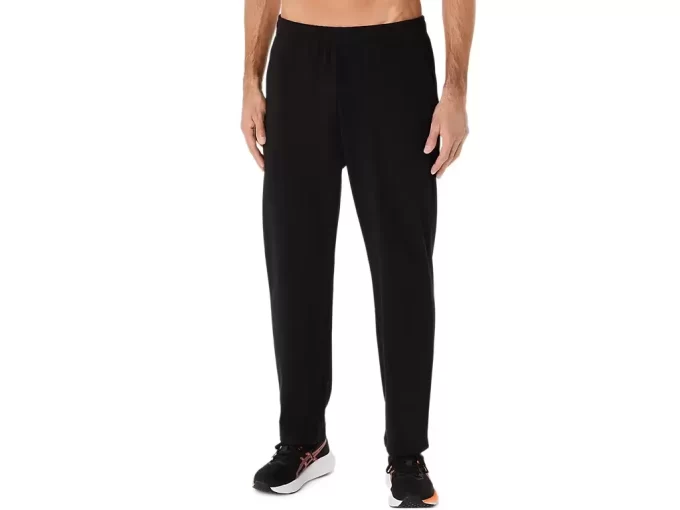 SCHWERE STRICKHOSE MIT GERADEM GESCHNITTENEM MUSTER