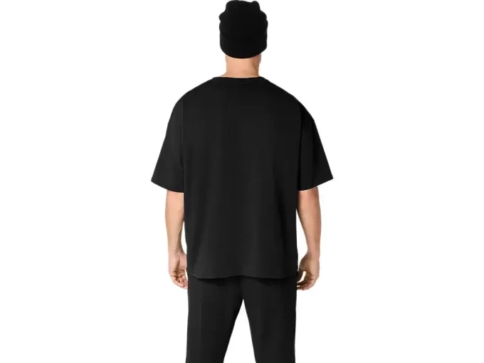 SCHWERES, LOCKERES T-SHIRT MIT TASCHEN SCHWERES, LOCKERES T-SHIRT MIT TASCHEN