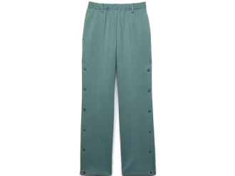 STRICKHOSE MIT SEITLICHEM DRUCKSCHNAPPVERSCHLUSS