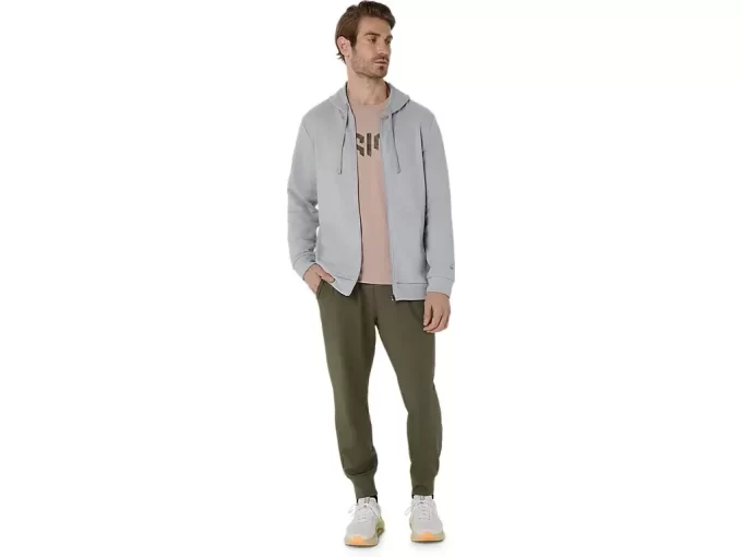 SWEAT-KAPUZENPULLOVER MIT DURCHGEHENDEM REISSVERSCHLUSS SWEAT-KAPUZENPULLOVER MIT DURCHGEHENDEM REISSVERSCHLUSS