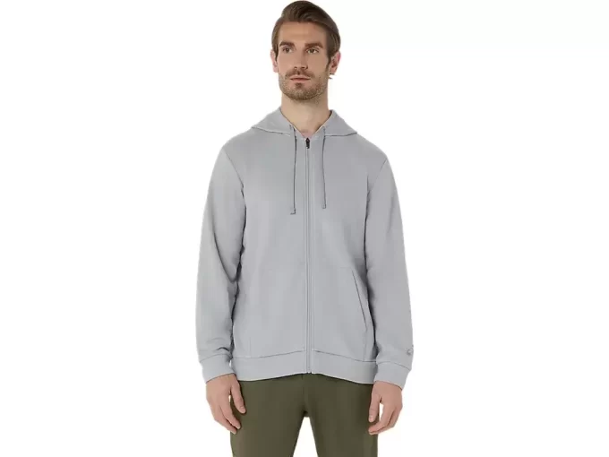 SWEAT-KAPUZENPULLOVER MIT DURCHGEHENDEM REISSVERSCHLUSS SWEAT-KAPUZENPULLOVER MIT DURCHGEHENDEM REISSVERSCHLUSS