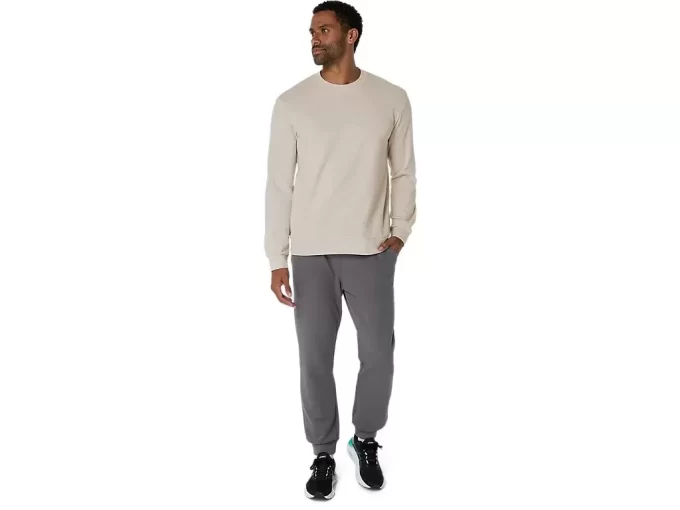 SWEATSHIRT MIT RUNDHALSAUSSCHNITT