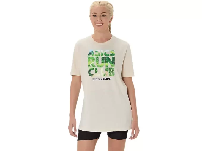 UNISEX ASICS RUN OUTSIDE CLUB KURZARM-T-SHIRT