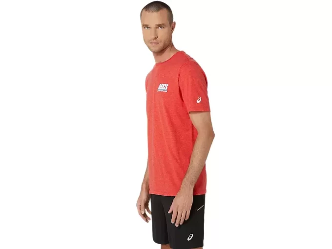 UNISEX ASICS SMSB 1977 RUN CLUB KURZARM-T-SHIRT