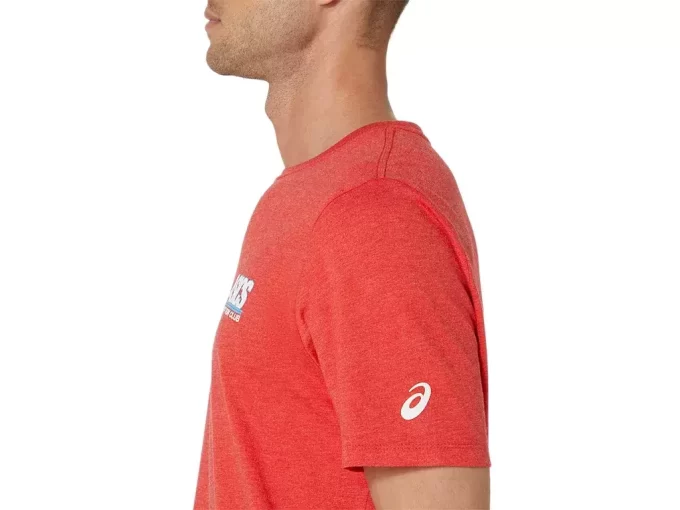 UNISEX ASICS SMSB 1977 RUN CLUB KURZARM-T-SHIRT